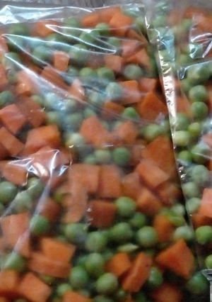 صورة لوصفة تفريز بسله (بازيلا) بجزر🥕🥕