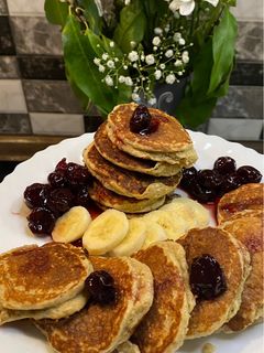 Фото Вівсяно-бананові панкейки 🥞.