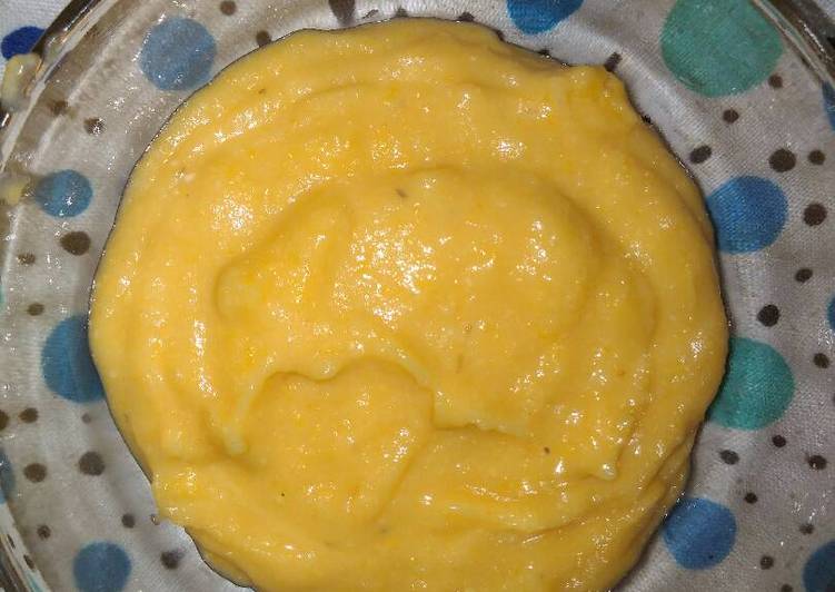 Cara Membuat MPASI Kentang+Tempe+wortel+terong kecil+Evoo 6M+ yang Nikmat