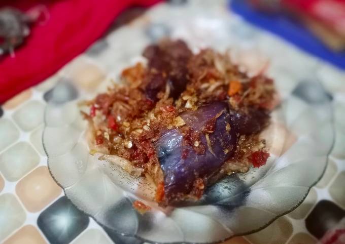 Terong Balado campur Teri