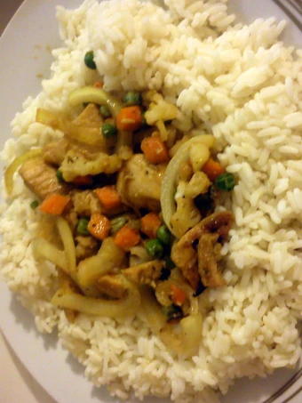 Easy Steps to Make Recipe Honey &amp; Lemon Chicken on a bed of rice that is Really Delicious, Can Spoil the Tongue}