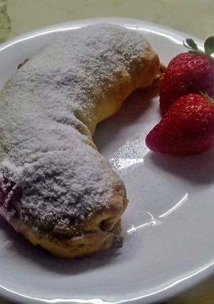 Una foto de Strudel de Frutillas