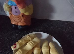 Una foto de Dedos de bruja 🎃 en freidora de aire