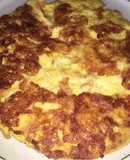 Torta de huevo y queso