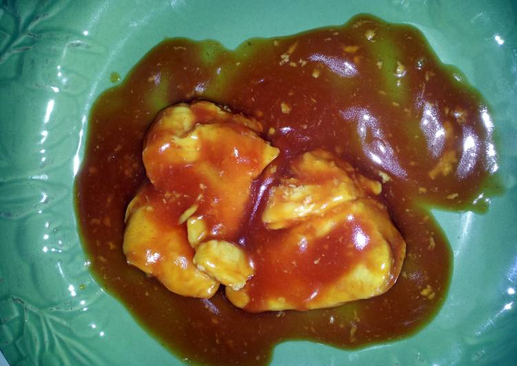 Steps to Prepare Perfect sweet and sour chicken brests