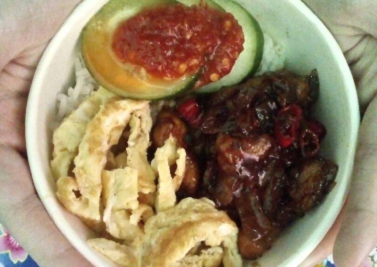 Resep Rice Box Ayam Crispy 😊, Bisa Manjain Lidah