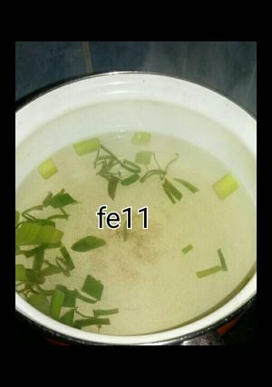 Foto resep Kuah nasi tim atau kuah mie ayam