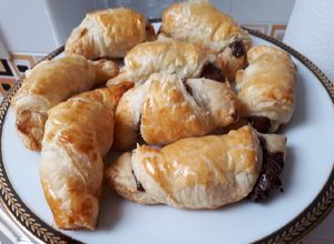 Foto principal de Croissant rellenos de chocolate