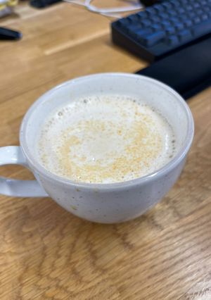 A picture of Kinako latte.