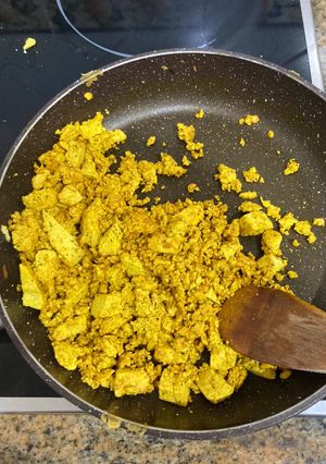 Una foto de Vegano: “Huevos” Revueltos 💚