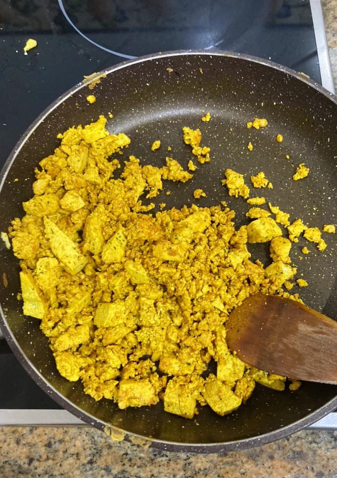 Una foto de Vegano: “Huevos” Revueltos 💚