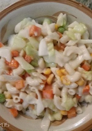 A picture of Macaroni salad.