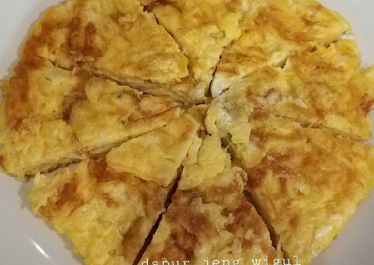 Resep Telur goreng kubis keju mozarela, Lezat