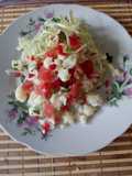 Ensalada de papa y coliflor