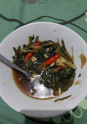 Foto resep Kangkung kuah kecap