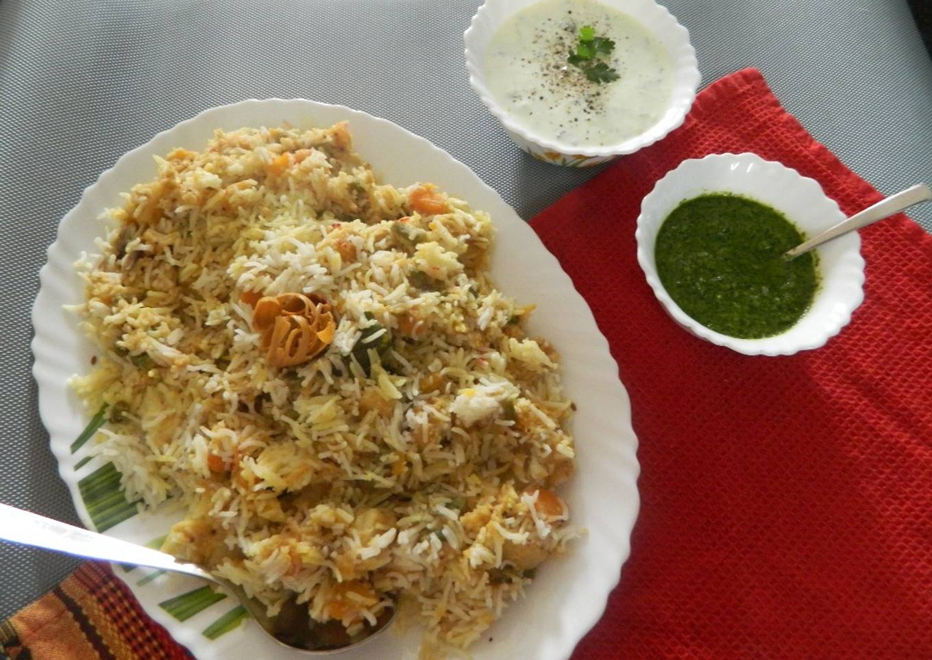 Pongal Kootu Veg Biryani