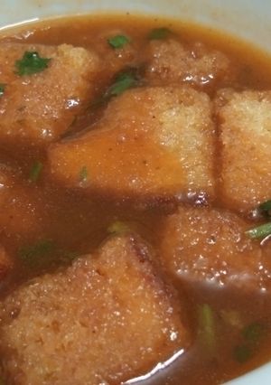 A picture of Tomato soup.