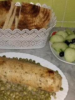 صورة لوصفة رولي دجاج مع الجلبانة
