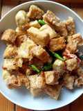 Tahu Tempe masak garam cabe