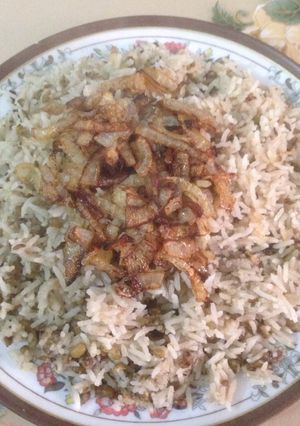 صورة لوصفة طريقة عمل الرز مع الماش