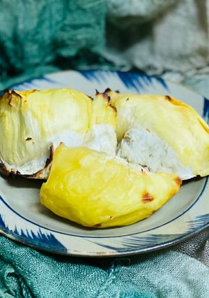Hình của món Sầu Riêng Nướng.