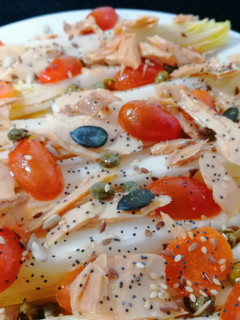 Una foto de Ensalada de endivias escabechadas