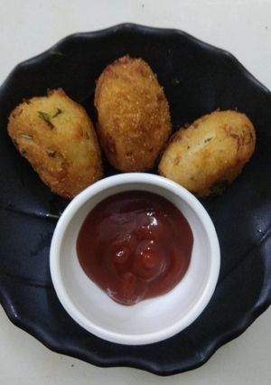 A picture of Upma nuggets.