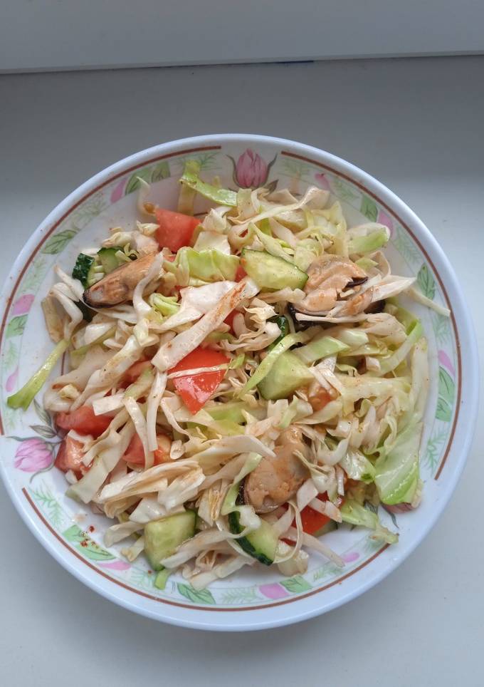 Салат 🥗 з мідіями