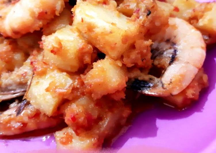 Resep Sambal Goreng Kentang Udang, Lezat Sekali