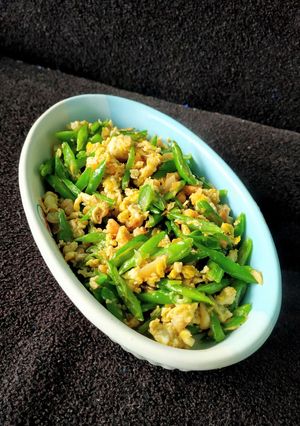 Foto resep Orak Arik Buncis Telur