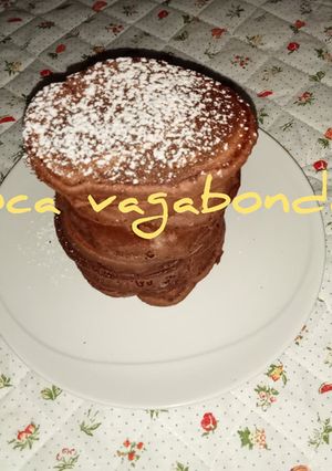 A picture of Chocolate Egg White Pancakes.