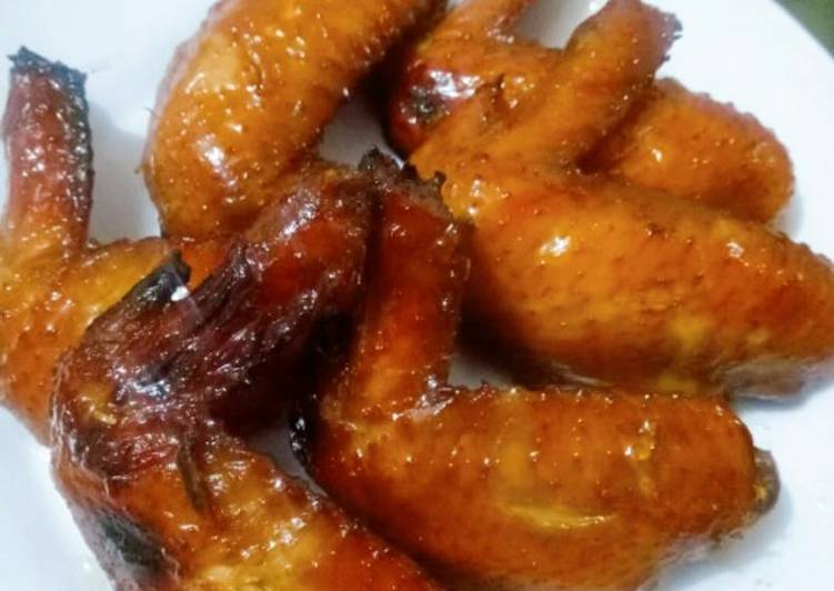 Langkah Mudah untuk Menyiapkan Ide jualan Honey korean chicken wings frozen (panggang/ goreng) yang Menggugah Selera