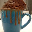 Mug cake con chips
