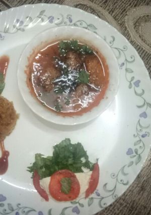 A picture of Tomato soup.
