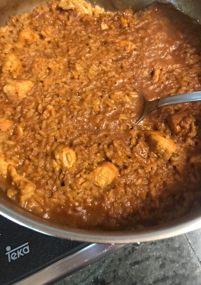 Una foto de Arroz con pollo