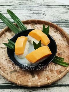 Hình của món Xôi Xoài.