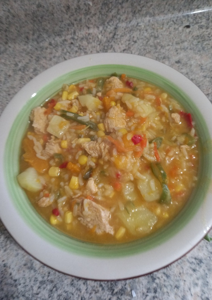 Una foto de Carbonada de pollo