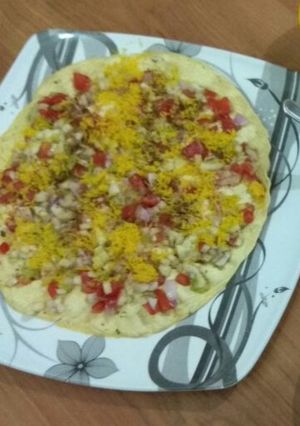 A picture of Crunchy nutty veg papad.