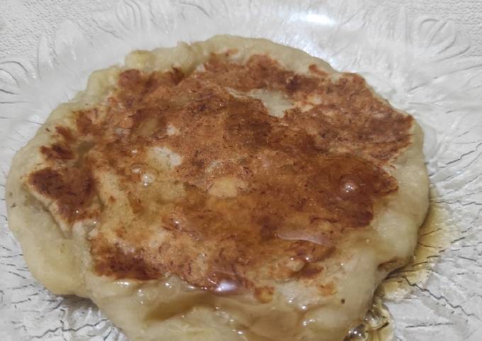 Banana pancake tanpa gula dan telur