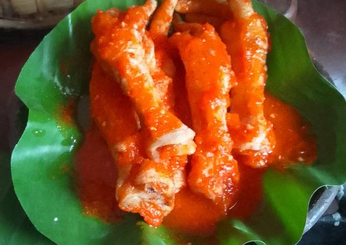 Resep Ceker Ayam Pedas Manis Oleh Nunu Ulfah Cookpad