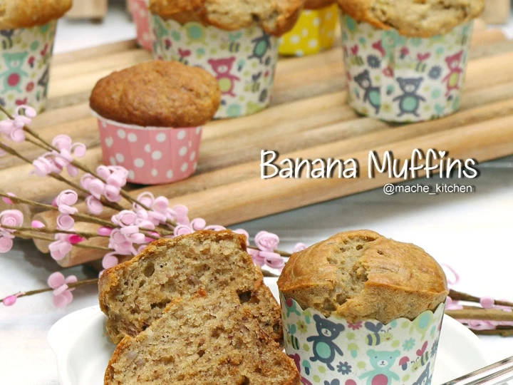 Langkah Gampang Membikin Resep  Muffin Pisang Enak dan Mudah yang Enak Banget, Lezat