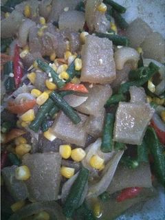 Foto resep Oseng Kikil Teriyaki