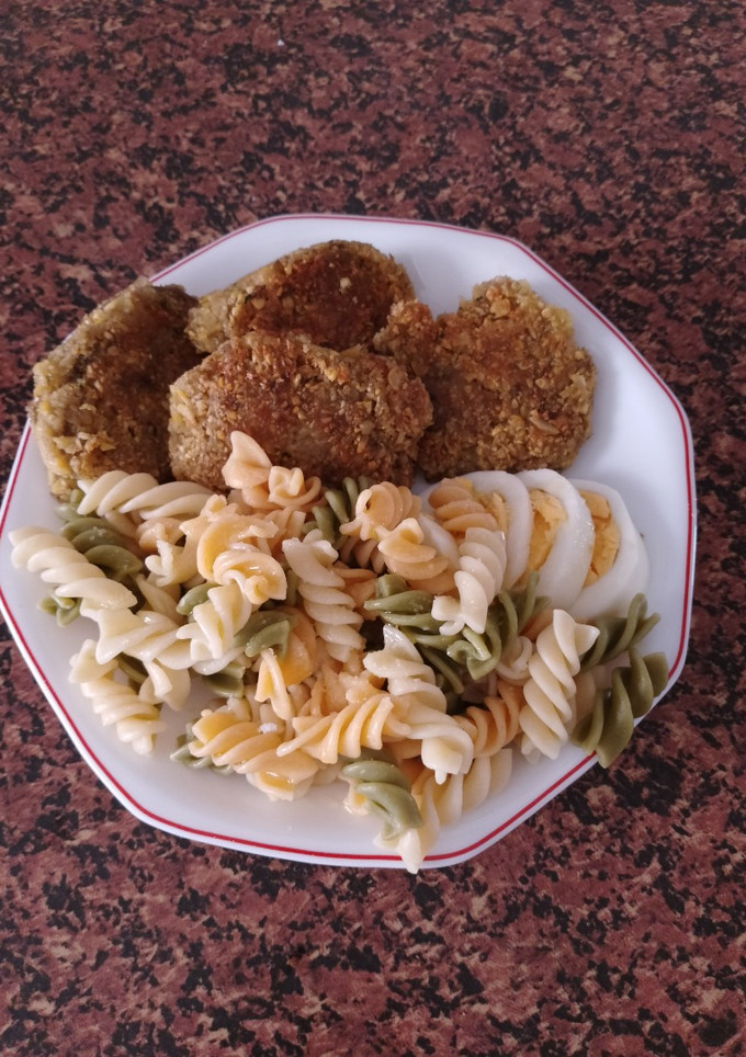 Una foto de Croquetas de garbanzos y berenjena