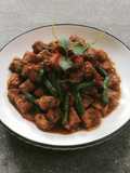 Tumis Tempe Kacang Panjang Pedas