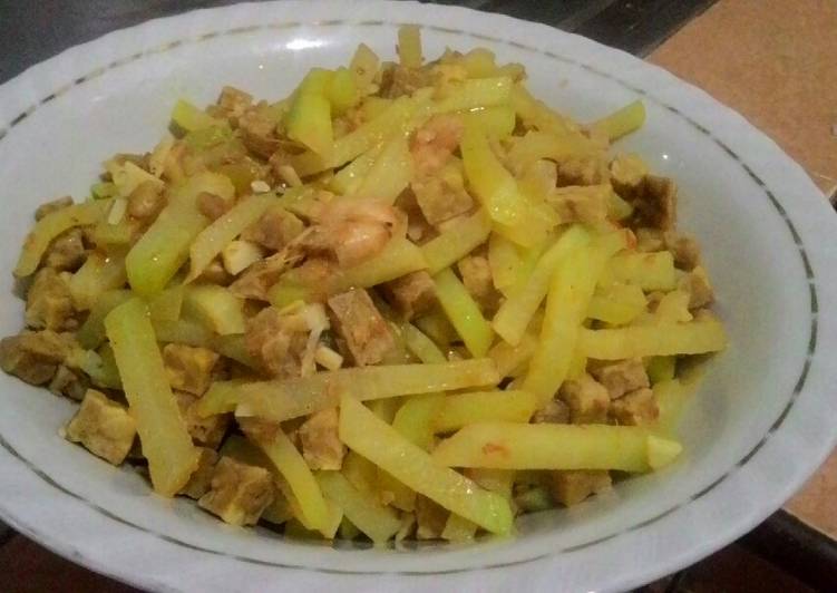 Tumis Labu Tempe