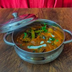 A picture of Baby potatoes Dum Aloo.