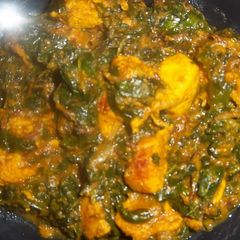 A picture of Delicious Methi Murg :).