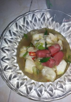 Foto resep Tumis labu sosis