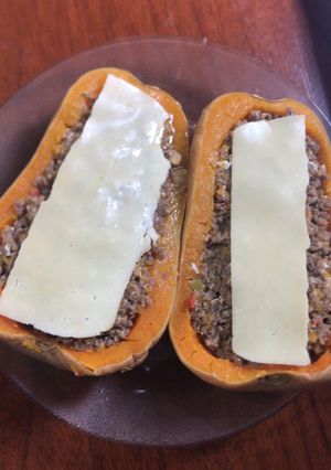 Una foto de Zapallo relleno