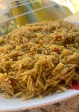 صورة لوصفة رز بسمتي مدخن